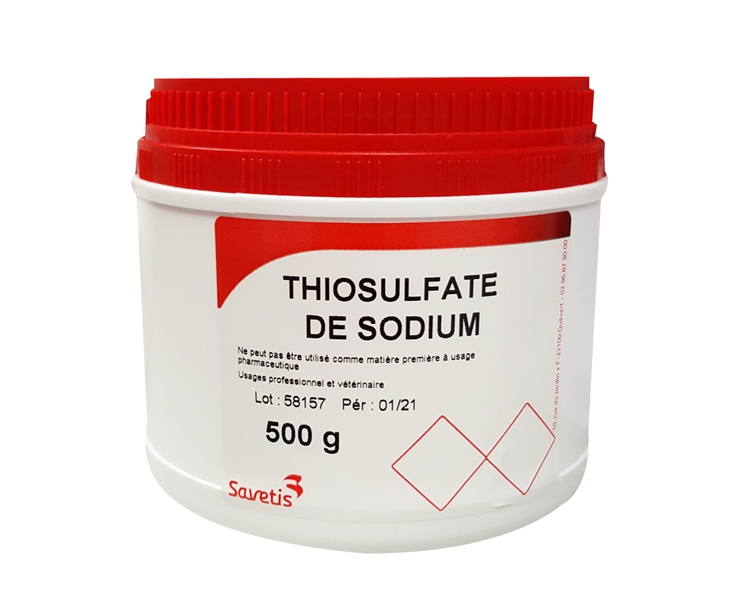 THIOSULFATE DE SODIUM neutralisant du chlore boîte de 500g