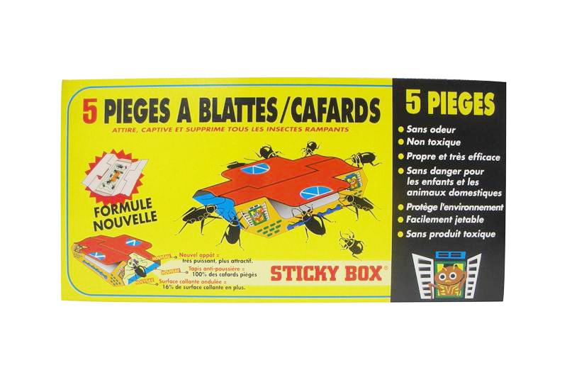 Pièges Cafards & Blattes x5