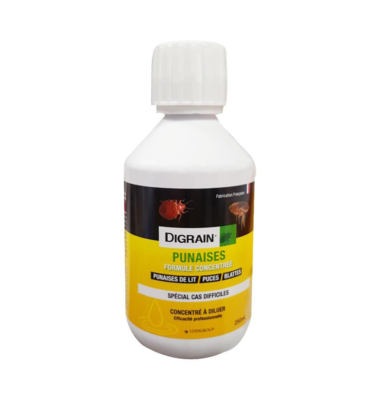 Digrain aérosol 400 ml : Insecticide contre les punaises de lit