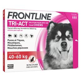 Frontline TRIC ACT Chien XL (40 à 60 kg) 3 pipettes