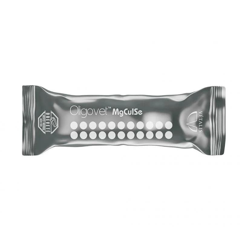 Boîte Oligovet MgCuISe Vétalis 12 bolus 140g oligo-éléments bovin.