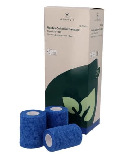 Pansement adhésif bleu 7,5 cm x 4,5 m x 10