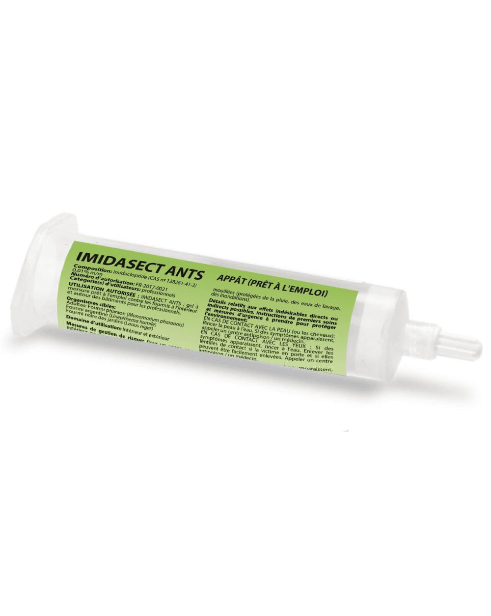 Cartouche 35g de gel appat anti-fourmis professionnel Imidasect Ants a l'imidaclopride.