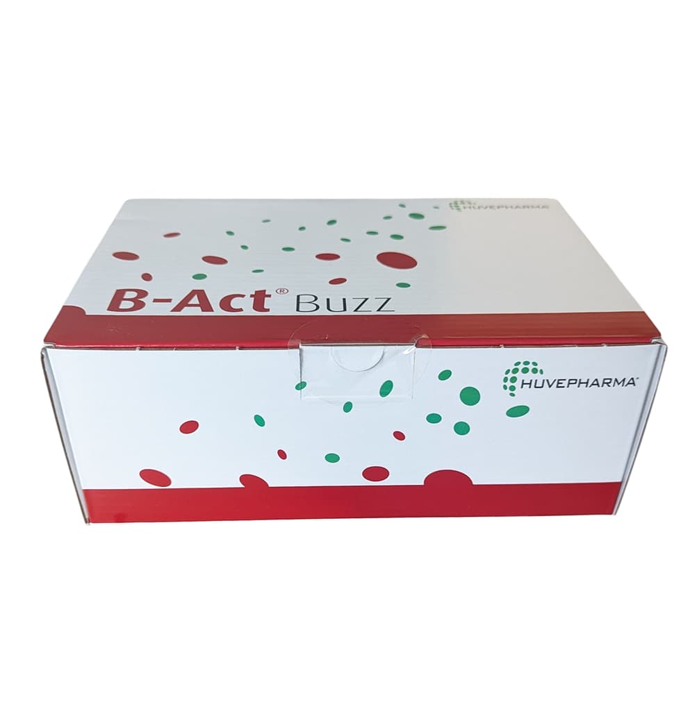 Boîte B-Act Buzz Huvepharma 20 galets effervescents probiotique volaille.