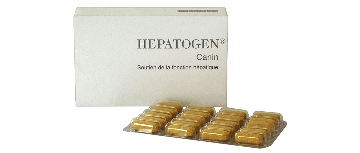 HEPATOGEN Canin Laboratoires Moureau boîte de 60 comprimés pour le soutien de la fonction hépatique du chien