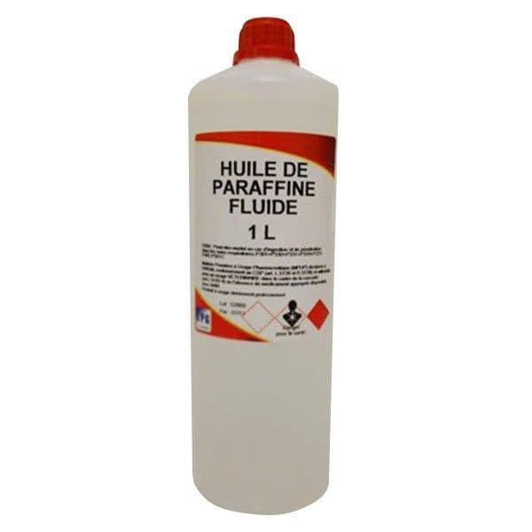 Flacon 1 L huile de paraffine fluide – lubrifiant intestinal contre la constipation et les boules de poils chez les animaux.