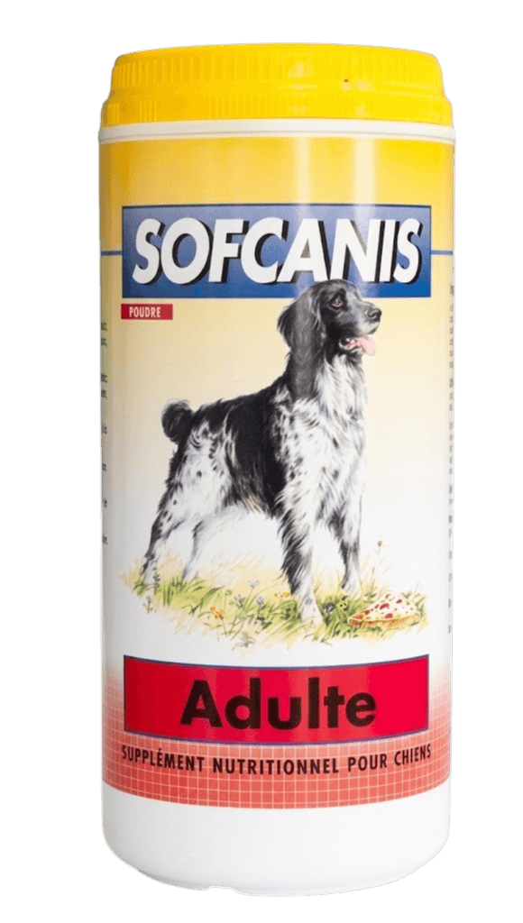 Sofcanis Canin Adulte 1 kg complément vitamines minéraux pour la vitalité et le pelage du chien adulte