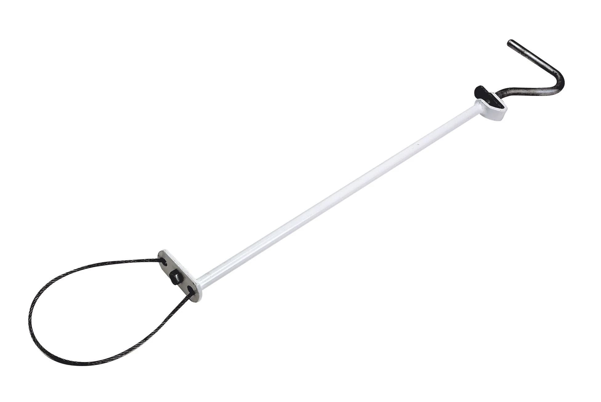 Lasso porcs autobloquant avec tige de 60 cm et câble de contention pour soins et manipulations en élevage porcin