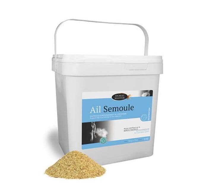 Seau Ail Semoule 10kg Horse Master - Grand conditionnement pour écurie.