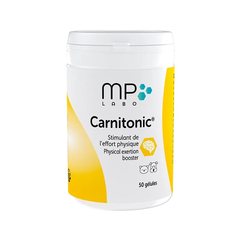 Carnitonic MP Labo – stimulant de l’effort physique pour chien et chat 50 gélules