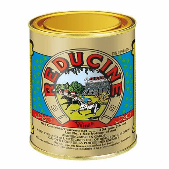 Boite metallique 454g d'onguent revulsif pour membres et sabots cheval Reducine Absorbent.