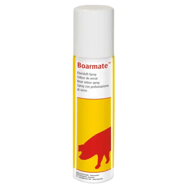 Spray aérosol Boarmate 250ml détection chaleurs truie odeur verrat.