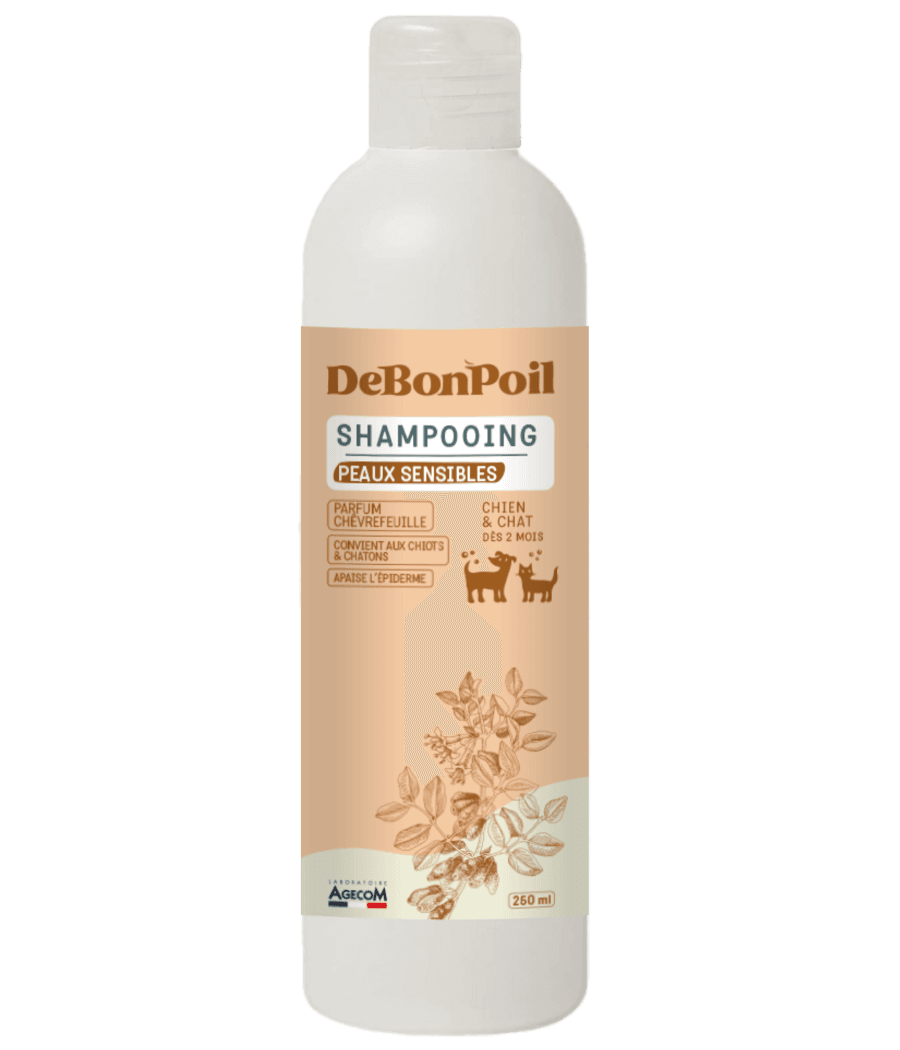 Shampooing Peaux Sensibles Chien Chat 250ml