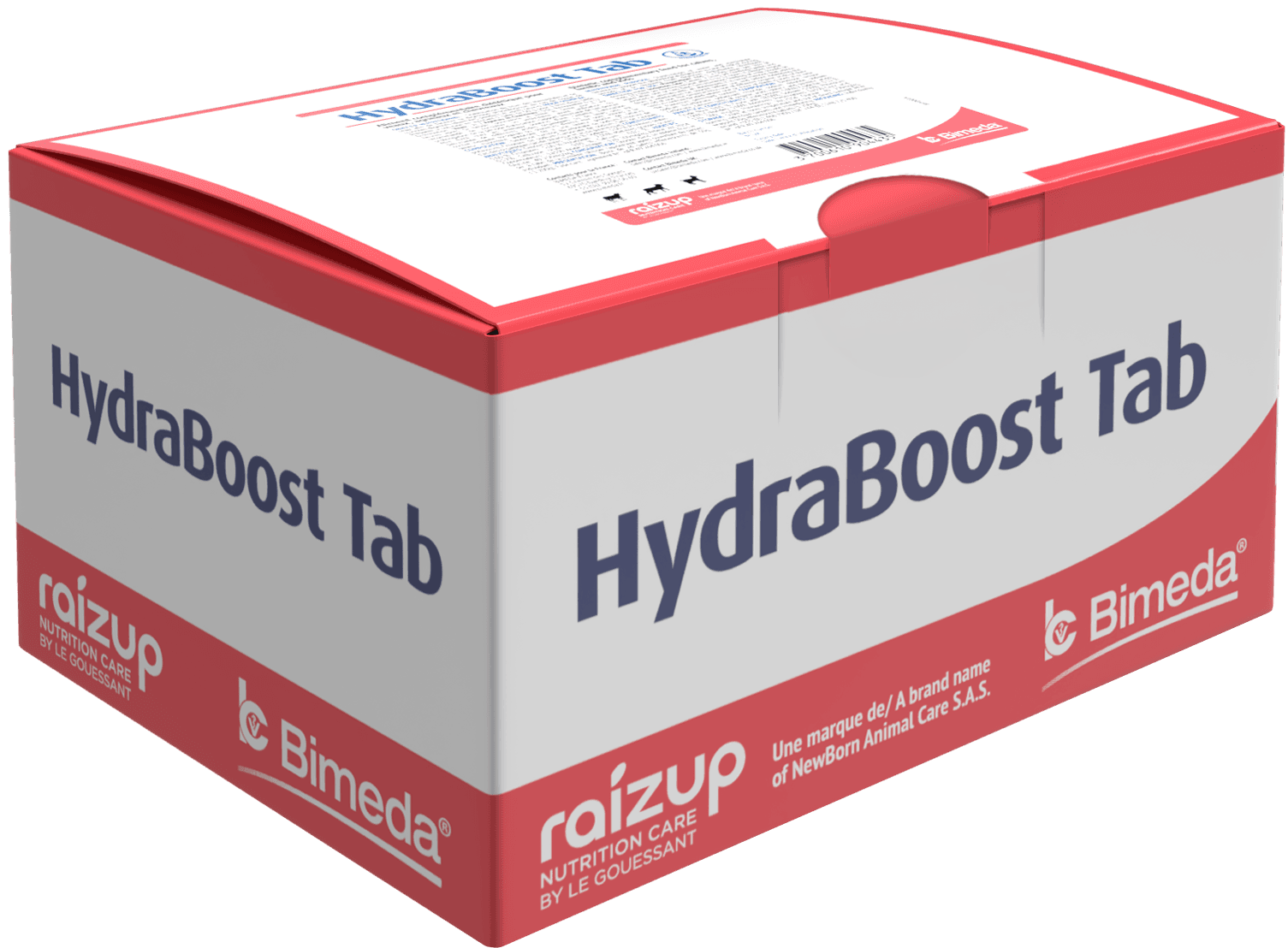 Boite HydraBoost Tab 24 galets effervescents réhydratation veau agneau Bimeda