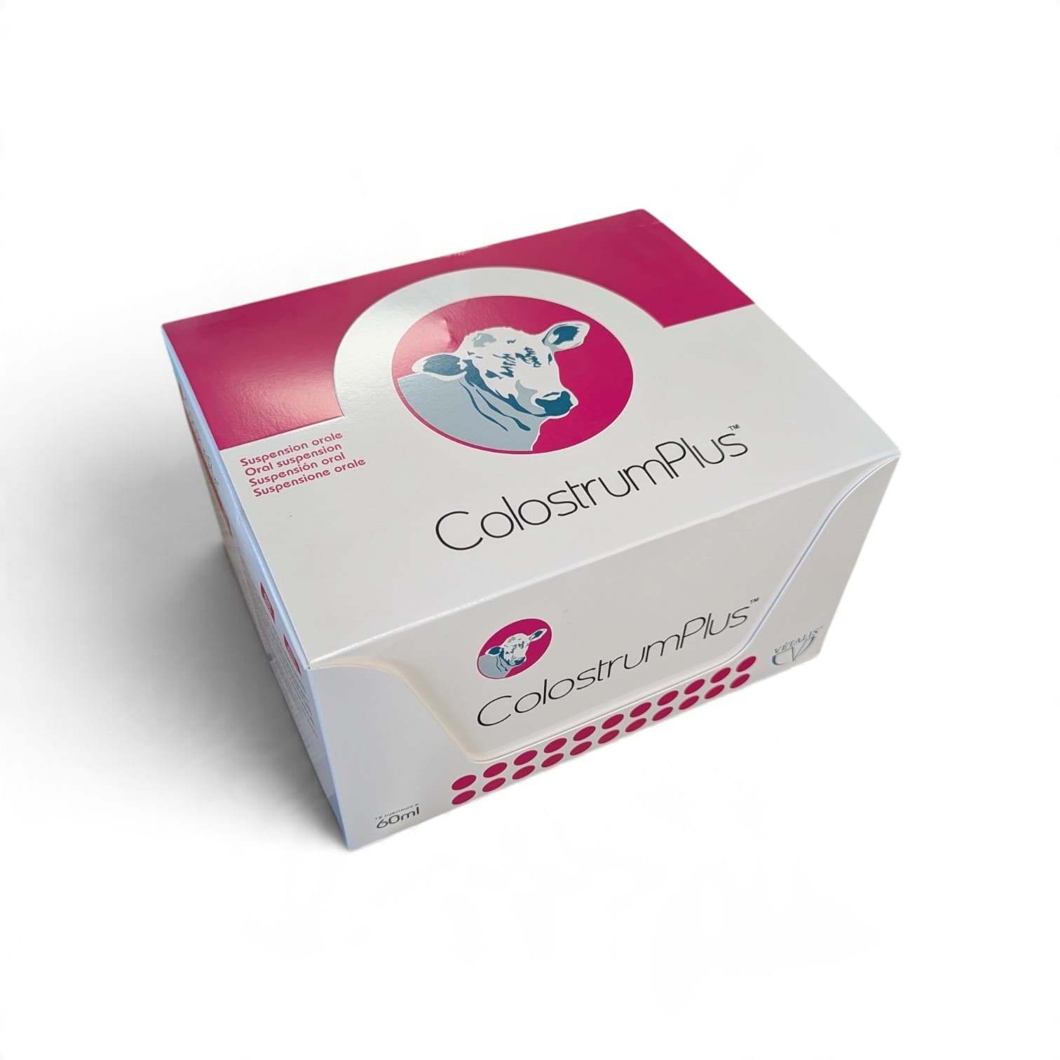 Colostrum Plus Pâte 12 x 60 ml – complément colostral riche en immunoglobulines pour renforcer l’immunité du veau nouveau-né.