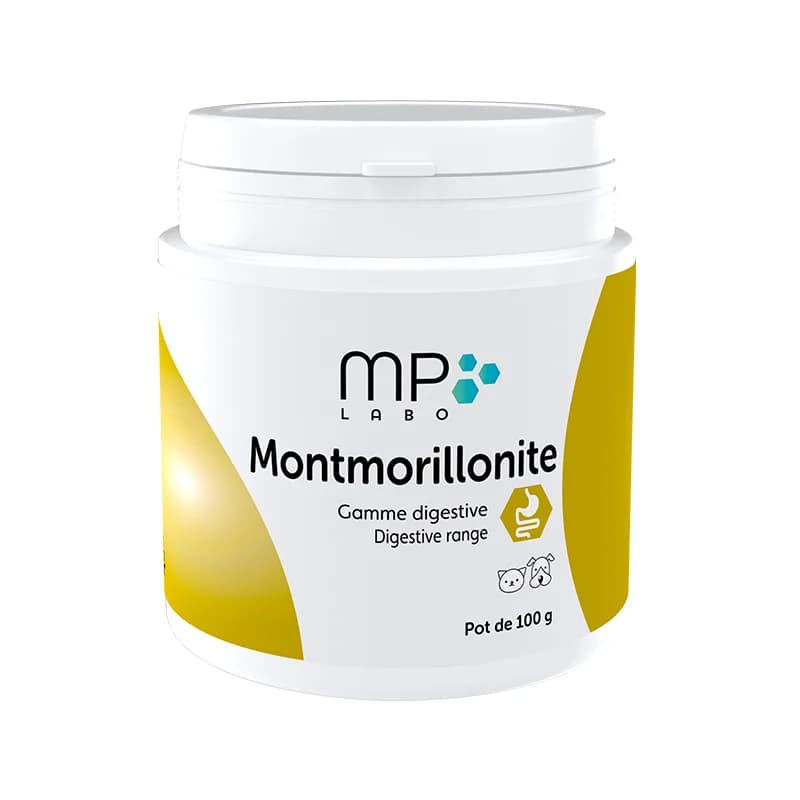 Montmorillonite MP Labo pot 100 g – poudre digestive chien et chat