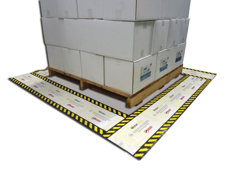 Rouleau bande engluée Mobe Moat 18m monitoring palette quarantaine insectes rongeurs.