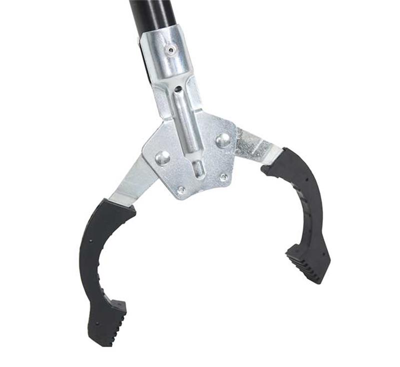 Pince ramasse déchet ergonomique manche long pour ramassage hygiénique rongeurs et ordures.