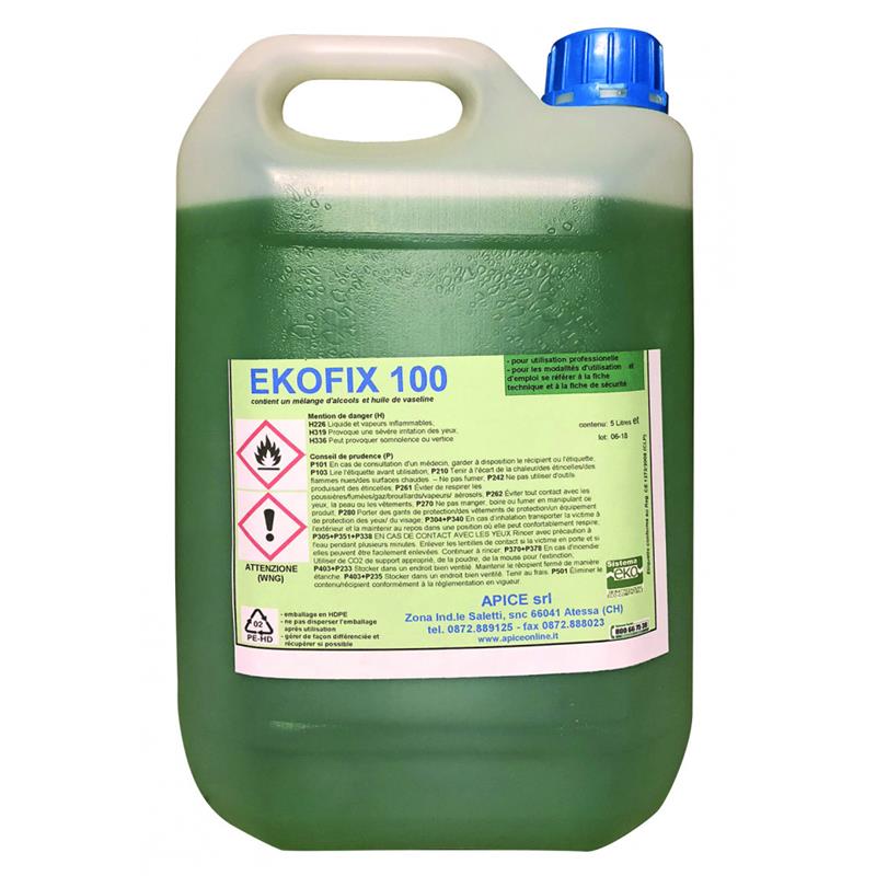 Bidon 5L EKOFIX 100 liquide anti-putréfaction pour réservoir Ekomille.