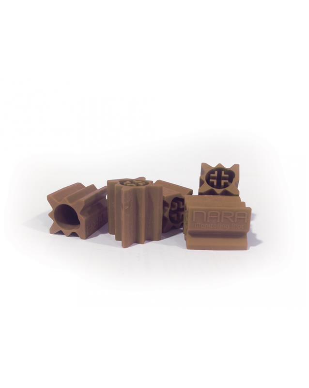 Sachet de 20 blocs attractifs NARA BLOC Choco-Nut pour monitoring rongeurs sans allergène.