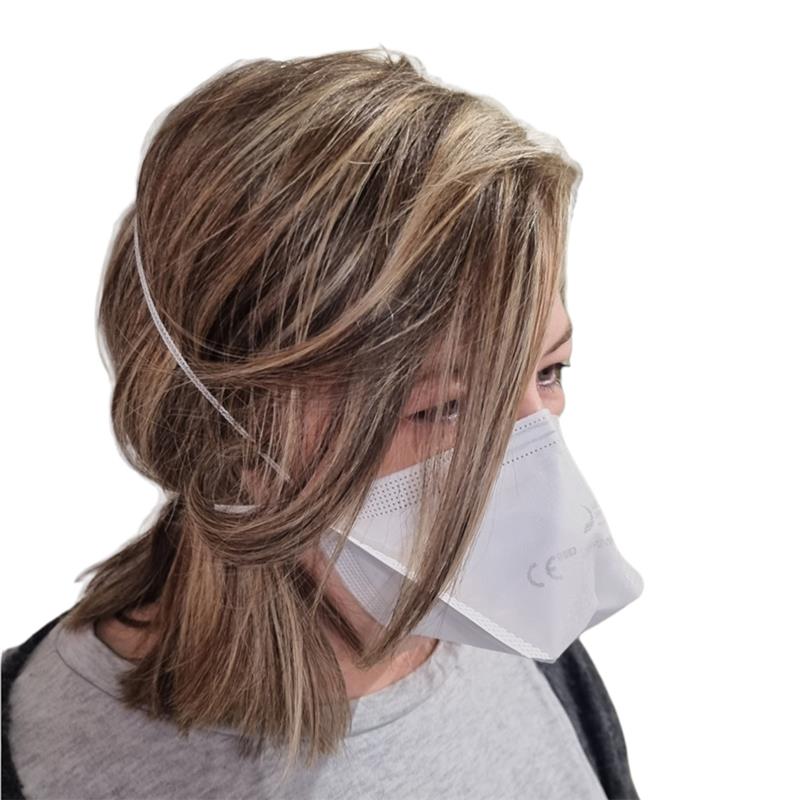 Boîte de masques FFP2 fabrication française La Coop des Masques, protection respiratoire.