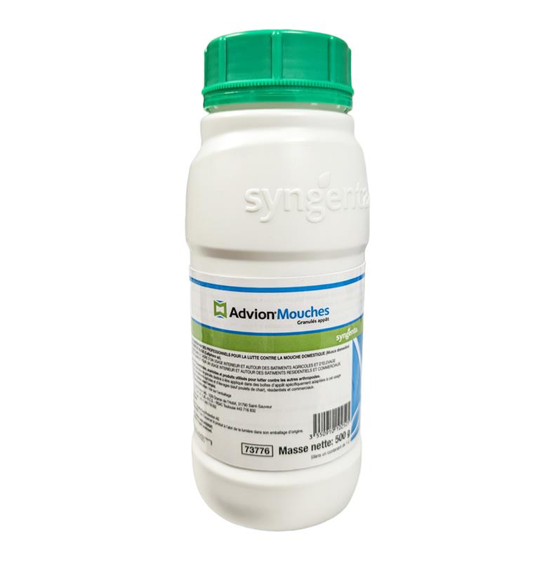 Granulés anti-mouches Advion Syngenta 500g flacon appât.