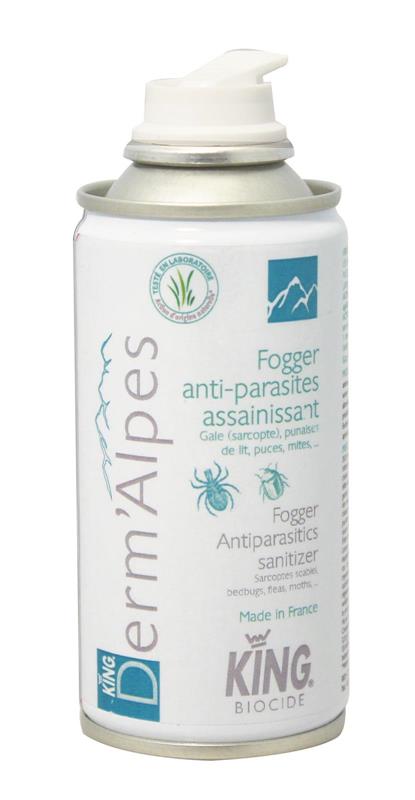 Fogger anti acariens et puces KING Derm’Alpes 150 ml