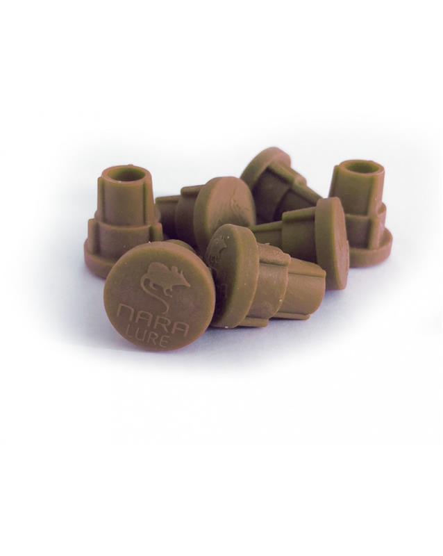 Sachet de 100 capsules attractives NARA LURE Choco-Nut pour pièges à rongeurs sans allergène
