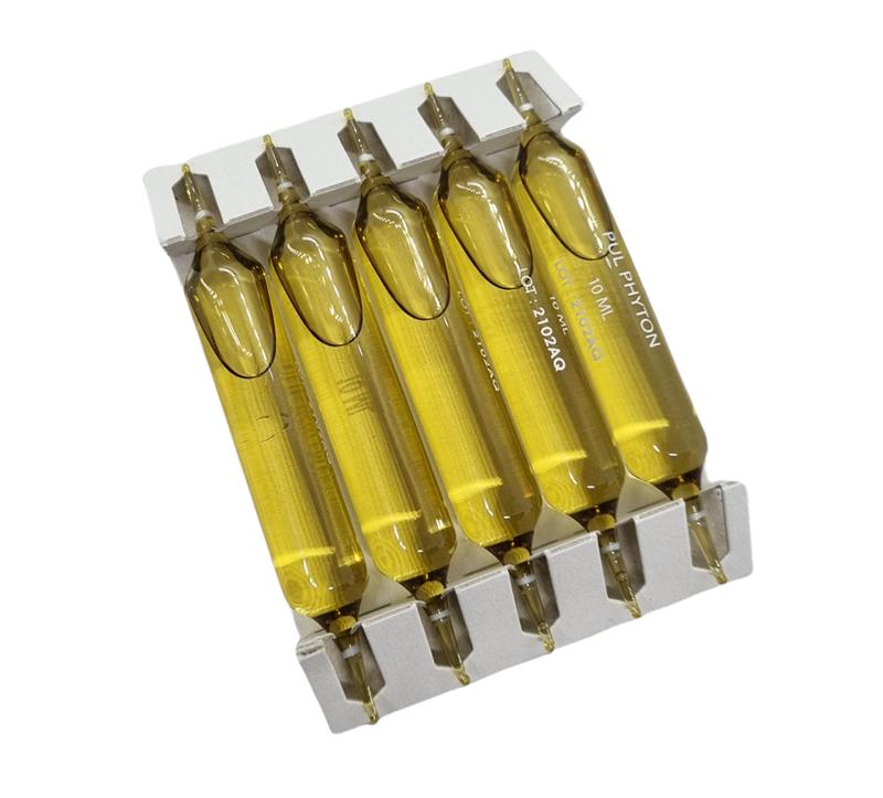 Boîte de 5 ampoules Pul phyton Vetoquinol, modificateur d'ambiance respiratoire pour chiens et chats.