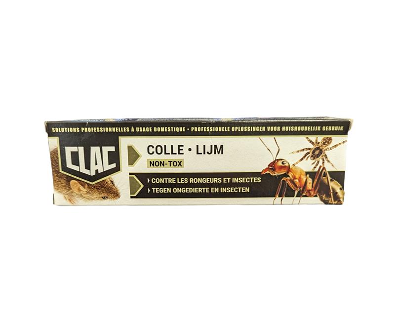 Boîte de colle RODICLAC non toxique en tube de 135g pour le piégeage des rats, souris et insectes rampants.