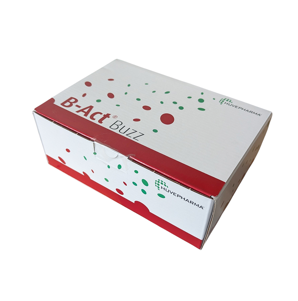 Boîte B-Act Buzz Huvepharma 20 galets effervescents probiotique volaille.