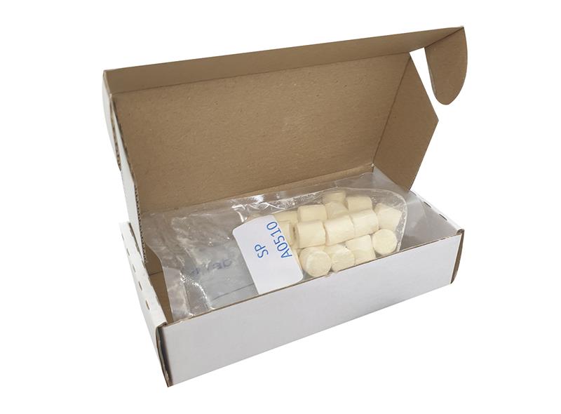 Boîte de 24 tablettes phéromones INSECTRA SPTab pour confusion sexuelle mites alimentaires.