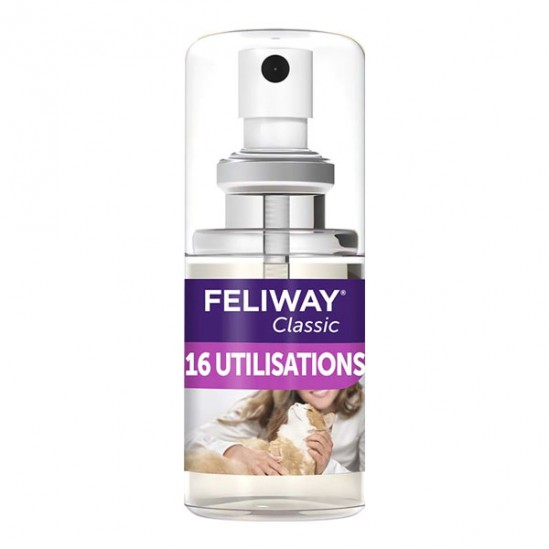 Feliway Classic Spray 20 ml – spray anti-stress pour chats (16 utilisations).