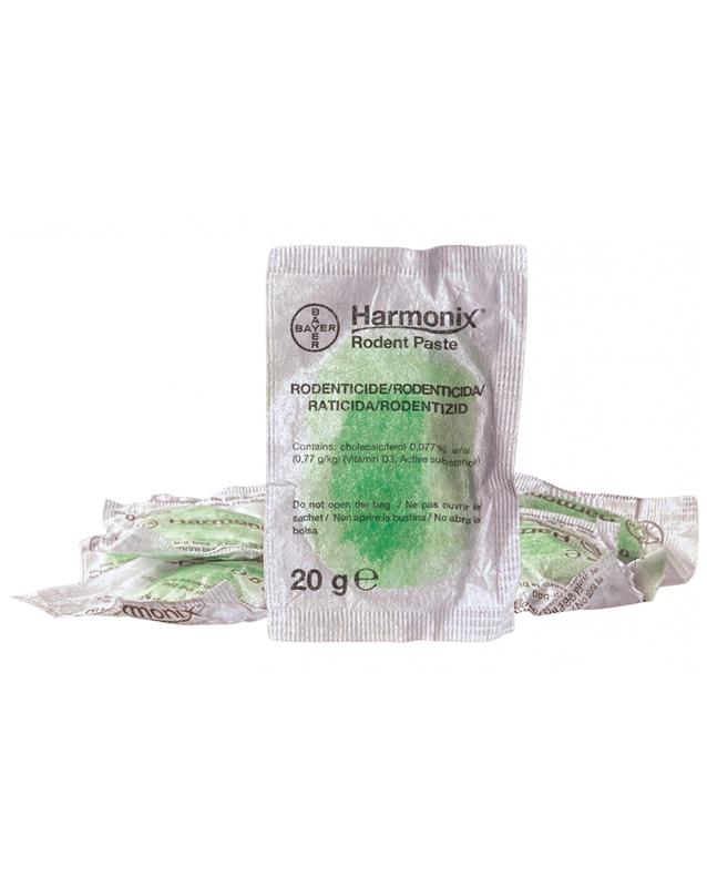 Sac de 5 kg de rodenticide Harmonix Rodent Paste d'Envu, appât nouvelle génération au cholécalciférol pour le contrôle rapide des rats et souris avec effet coupe-faim.