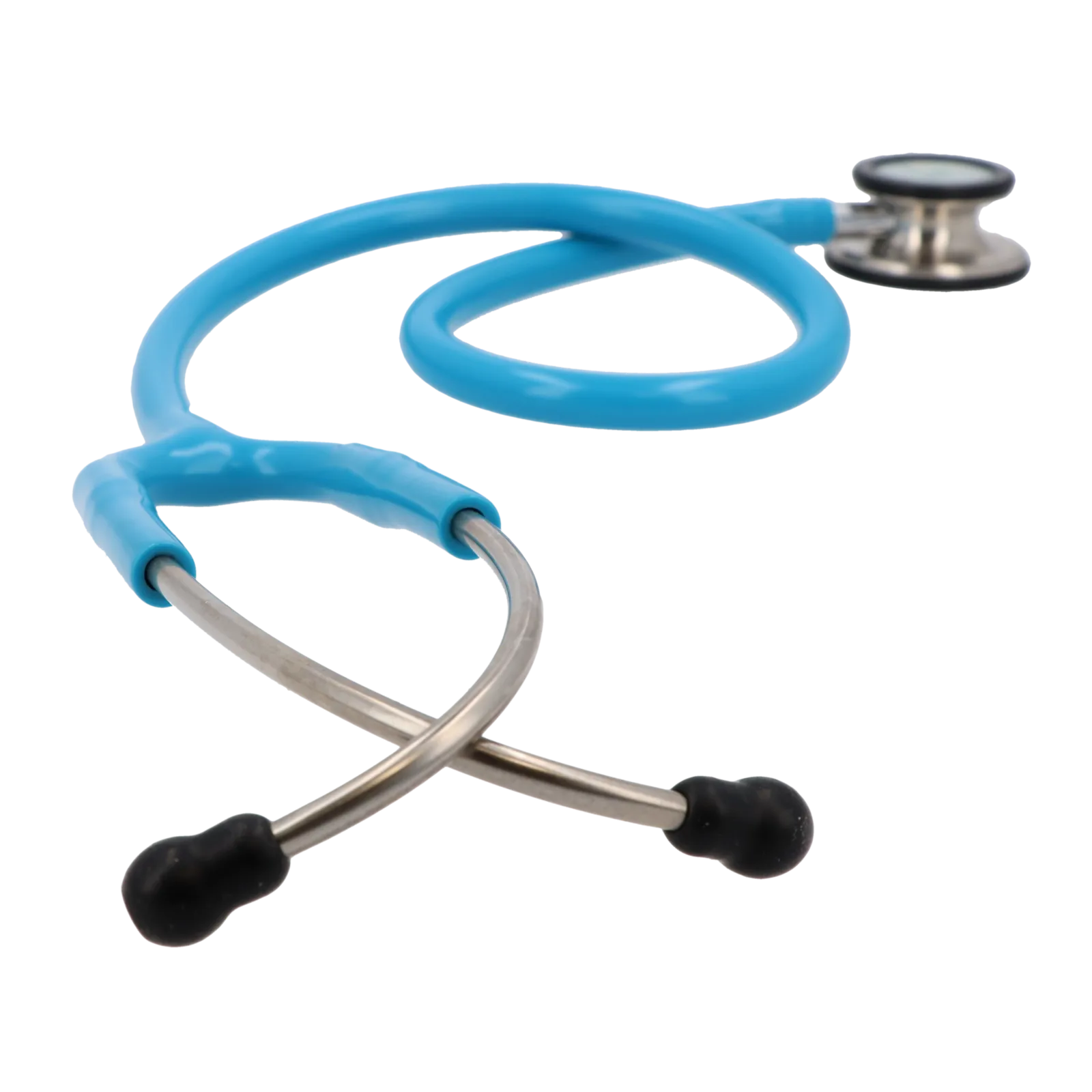 Stéthoscope vétérinaire bleu VETNORDIC double pavillon haute performance.