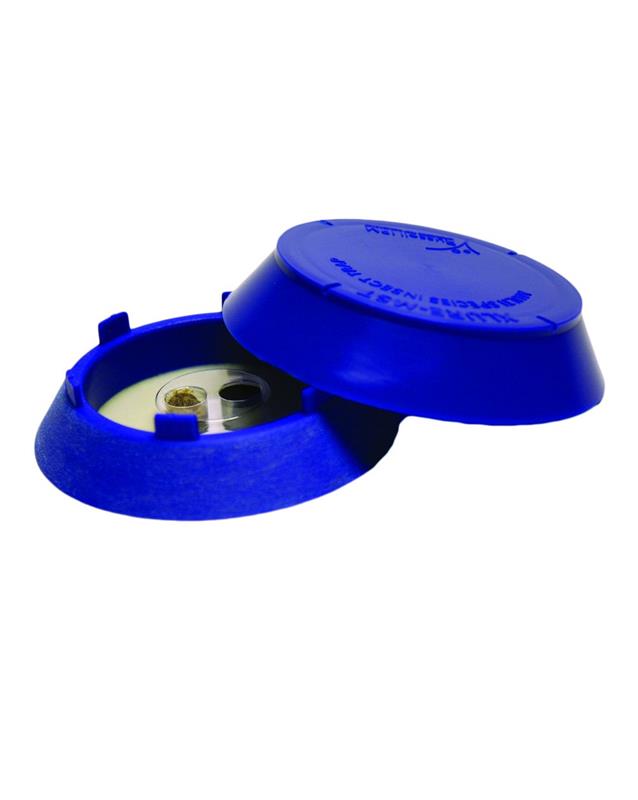 Boîte blanche de 5 pièges réutilisables X-Lure MST Russell IPM avec 5 cartouches d'attractifs pour la détection multi-espèces des coléoptères des denrées stockées.