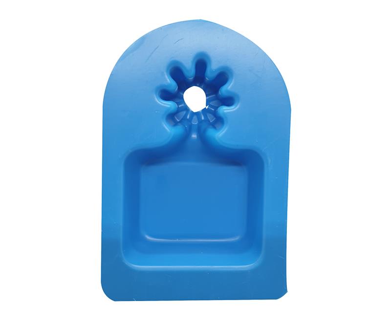 Diffuseur bleu Exosex SPTab pour auto-confusion des mites alimentaires en industrie agroalimentaire.