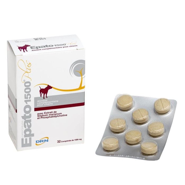 Epato 1500 Plus comprimés pour chiens – soutien de la fonction hépatique – DRN