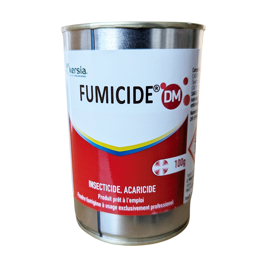 Insecticide fumigène Fumicide DM 100g Deltaméthrine pour élevage et cave