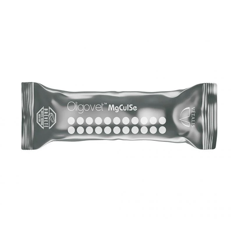 Boîte Oligovet MgCuISe Vétalis 12 bolus 140g oligo-éléments bovin.
