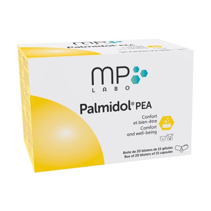 Palmidol PEA MP Labo 300 gélules – complément naturel bien-être articulaire chien et chat