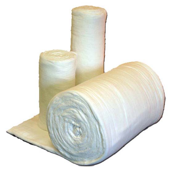 Rouleau de 30 cm x 3,5 m de Coton Gaze HM PRO blanc pour pansements et sous-bandes vétérinaires du cheval.