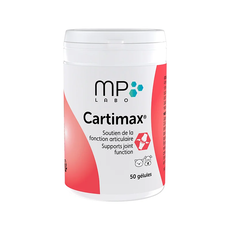 Cartimax MP Labo 50 gélules – complément articulaire chien et chat