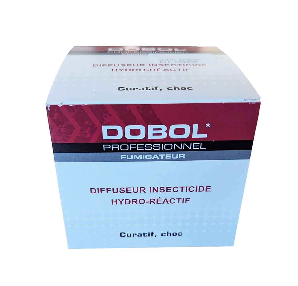 Boite de fumigateur insecticide hydro-reactif 100g Dobol Professionnel