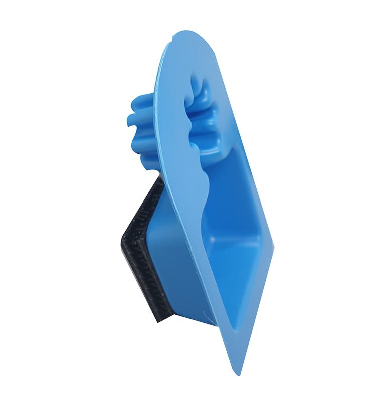 Diffuseur bleu Exosex SPTab pour auto-confusion des mites alimentaires en industrie agroalimentaire.