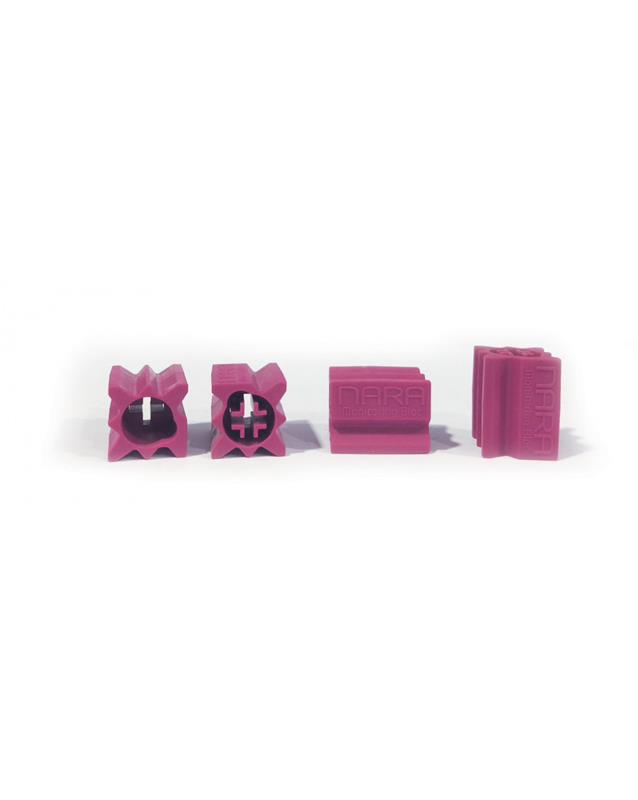 Blocs violets attractifs NARA BLOC arôme viande pour détection et monitoring rongeurs sans poison.