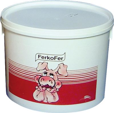 FerkoFer seau 5kg – complément minéral riche en fer pour prévenir l’anémie et soutenir la croissance des porcelets