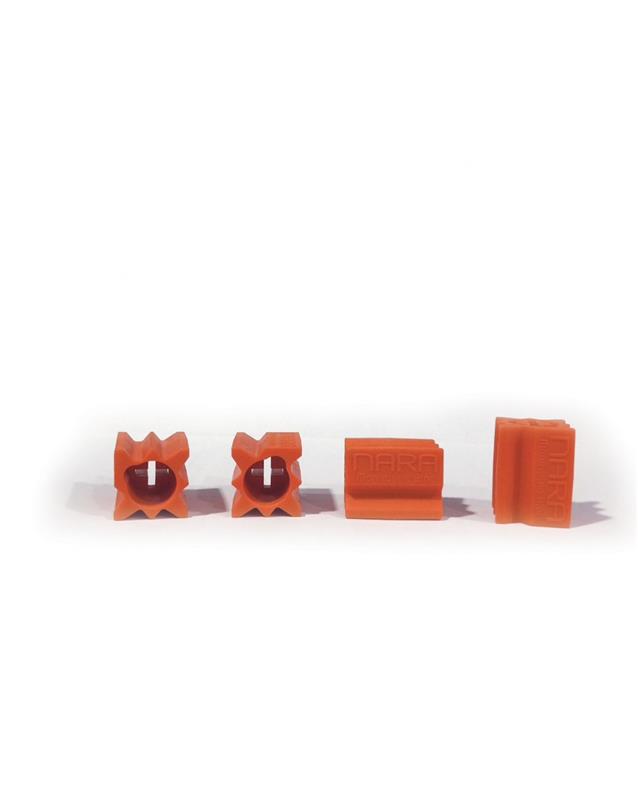 Blocs attractifs orange NARA BLOC arôme poisson pour monitoring rongeurs sans poison.
