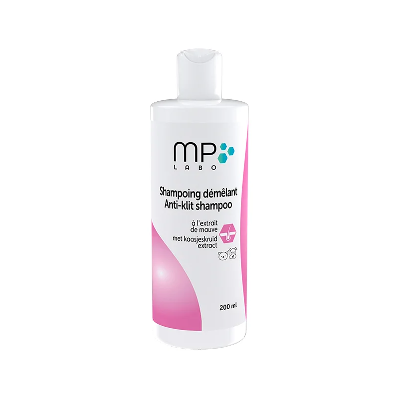 Shampooing démêlant MP Labo 200 ml – anti-nœuds pour chien et chat