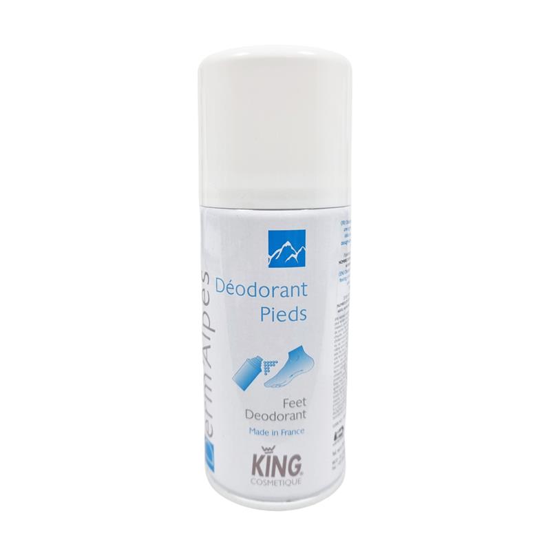 Spray déodorant pieds King cosmétique Term'Alpes 150ml made in France.